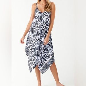 Zanzibar Zebra Engineered Scarf Dress